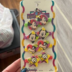 Vintage 90s Mickeys Stuff For Kids Hair Clips